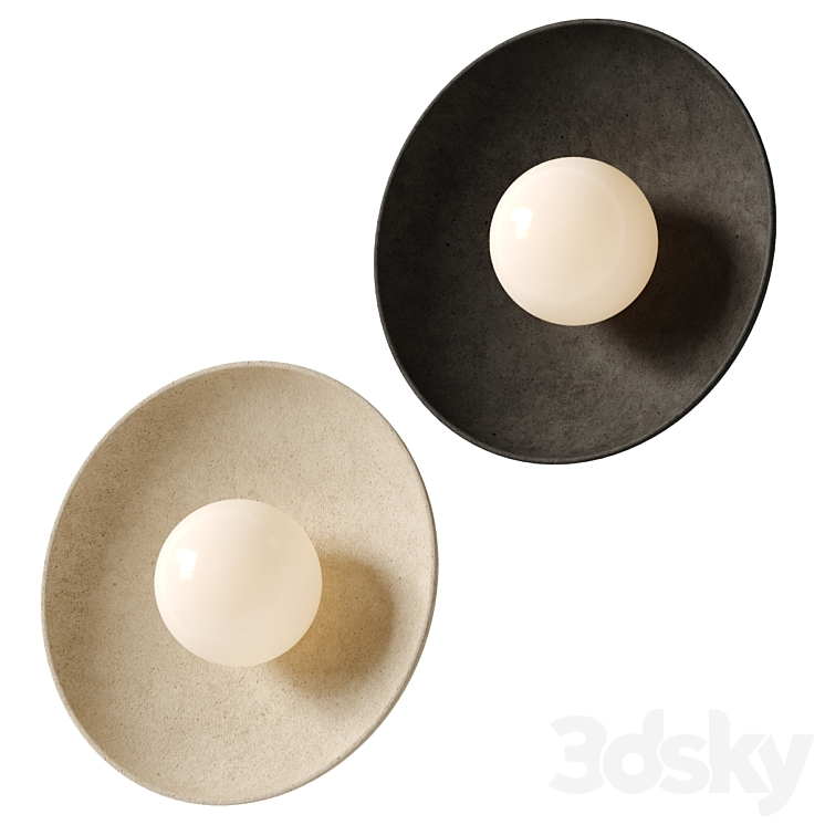 HANDMADE CERAMIC DISH WALL SCONCE LIGHTING COLLECTIVE 