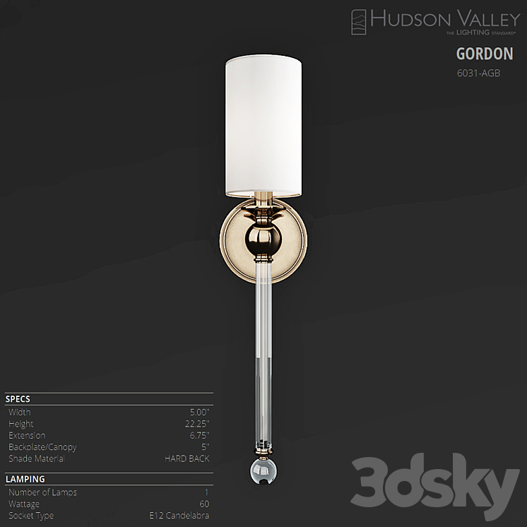 HUDSON VALLEY GORDON 6031 AGB 