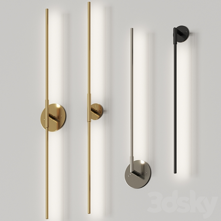 JUNIPER THIN SINGLE DOUBLE FLOAT WALL LAMPS 