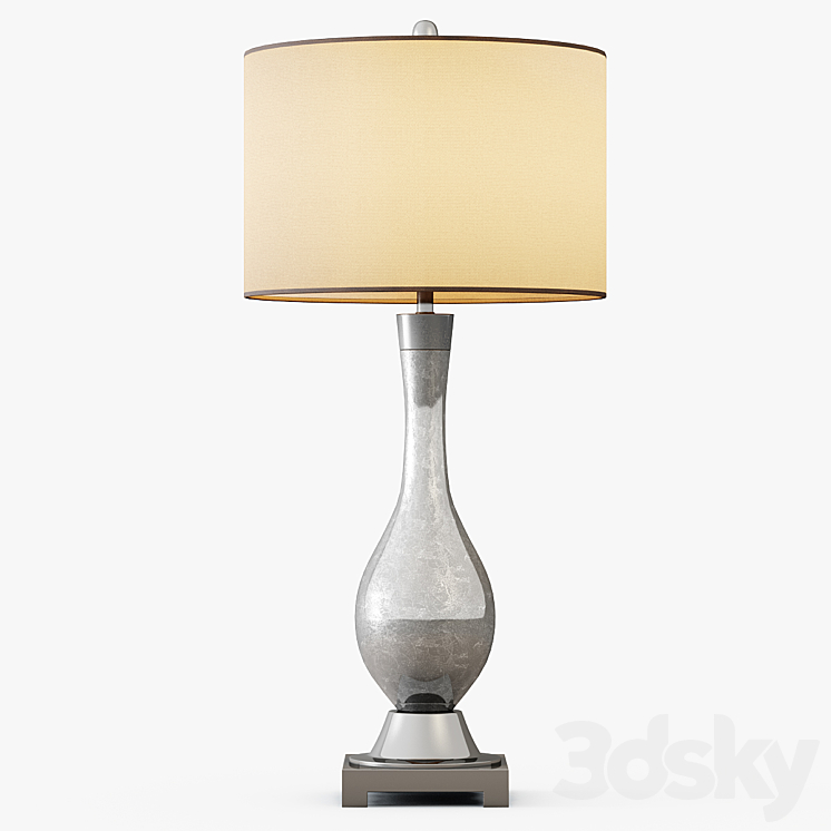 MERCURY GLASS TABLE LAMP 