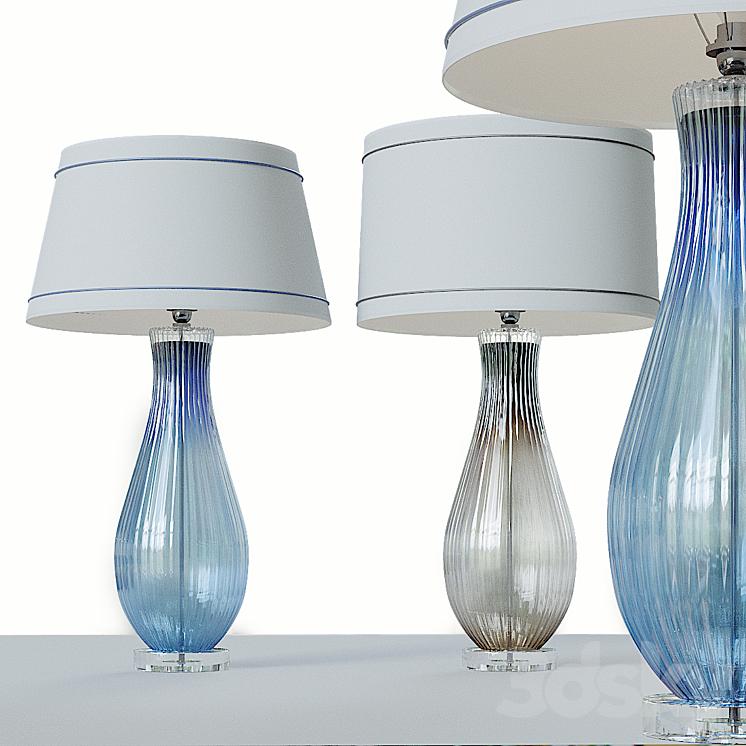 MODERN STUDIO ART GLASS CONSOLE LAMP 