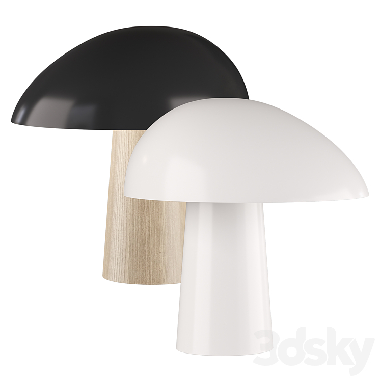 NIGHT OWL TABLE LAMP MATTE SMOKEY TABLE LAMP 