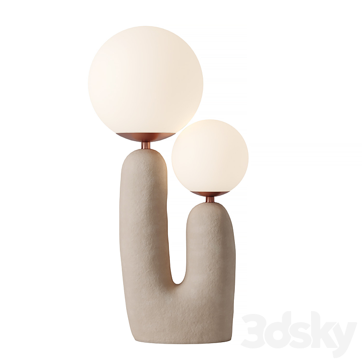 OO SMOOTH TABLE LAMP CONTEMPORARY HAND 