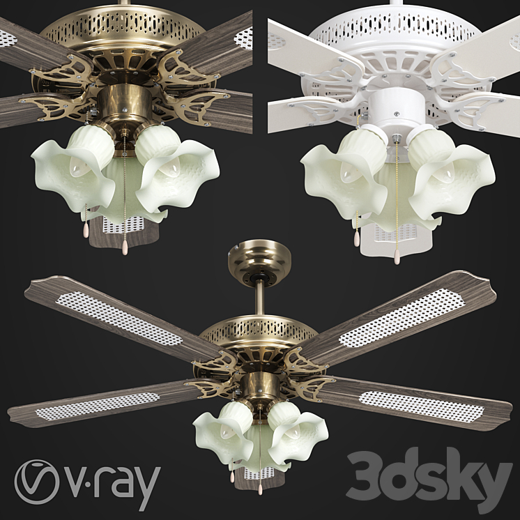 REUNION ELECTRIC CEILING FAN 