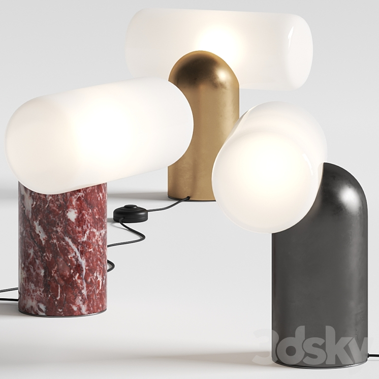 ROCHE BOBOIS AMOR TABLE LAMPS 