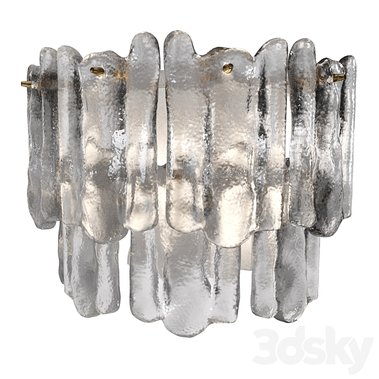 SCONCE ARCTIC KALMAR ICE GLASS 