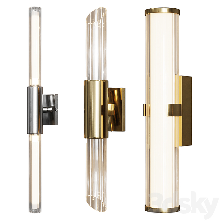 SCONCE DANTONE HOME SEREN GOLD SEREN SMALL GRIGIO 