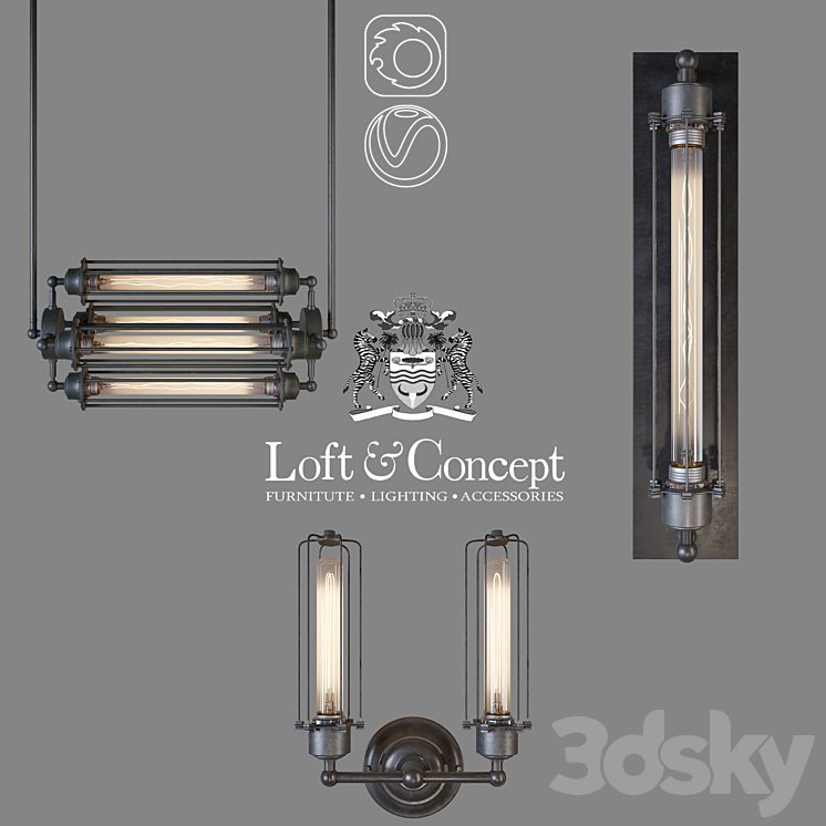 SERIES LOFT INDUSTRIAL EDISON CAGE 