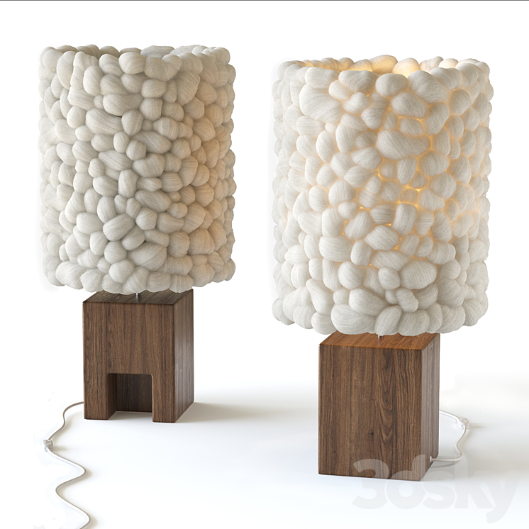 TABLE FLOOR LAMP SMALL SIZE HELEN LOOM 