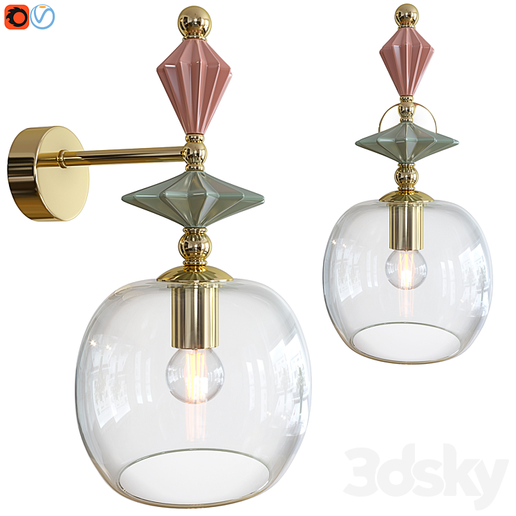 WALL LAMP ODEON LIGHT BIZET 