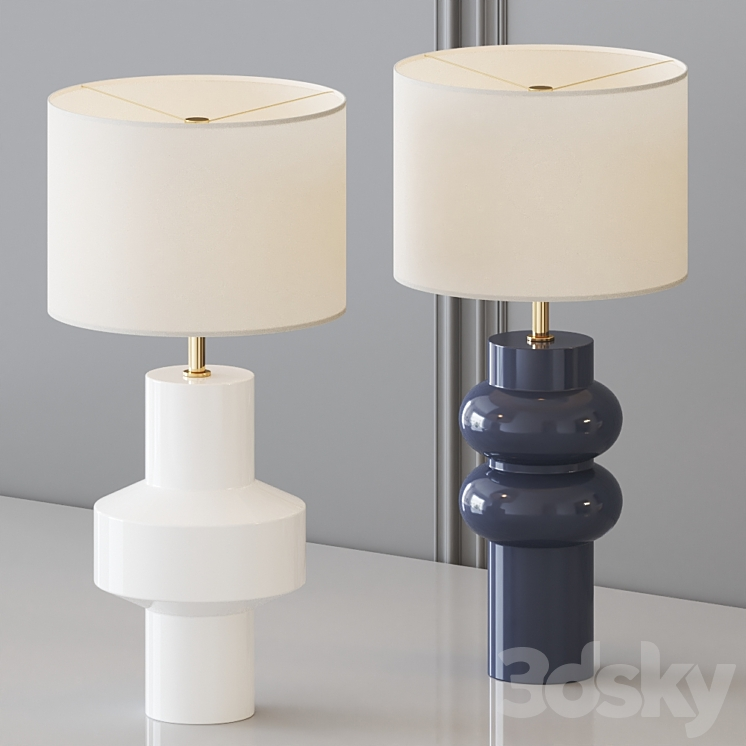 WEST ELM TOTEM TABLE LAMP 
