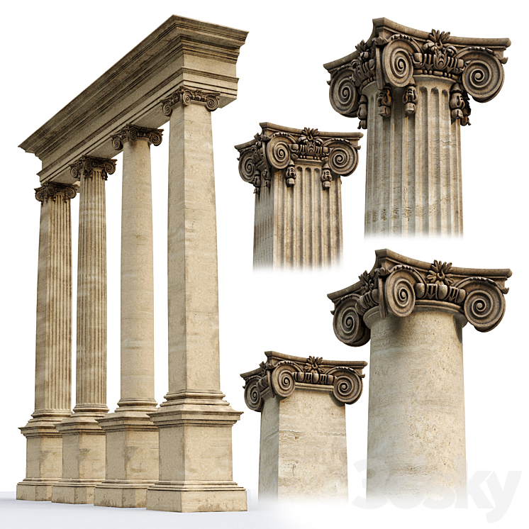 IONIC ORDER SCAMOZZI COLUMN 