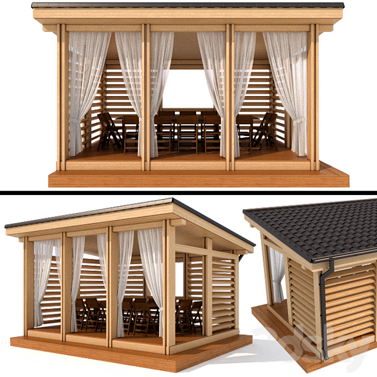 ARBOR IN A MODERN STYLE 