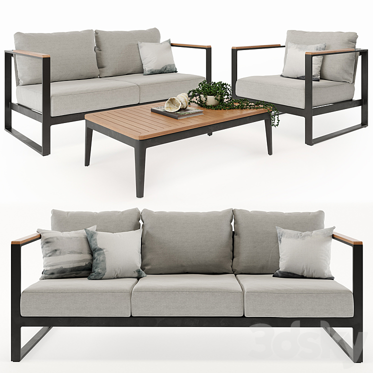 BARCELONA OUTDOOR SOFA 