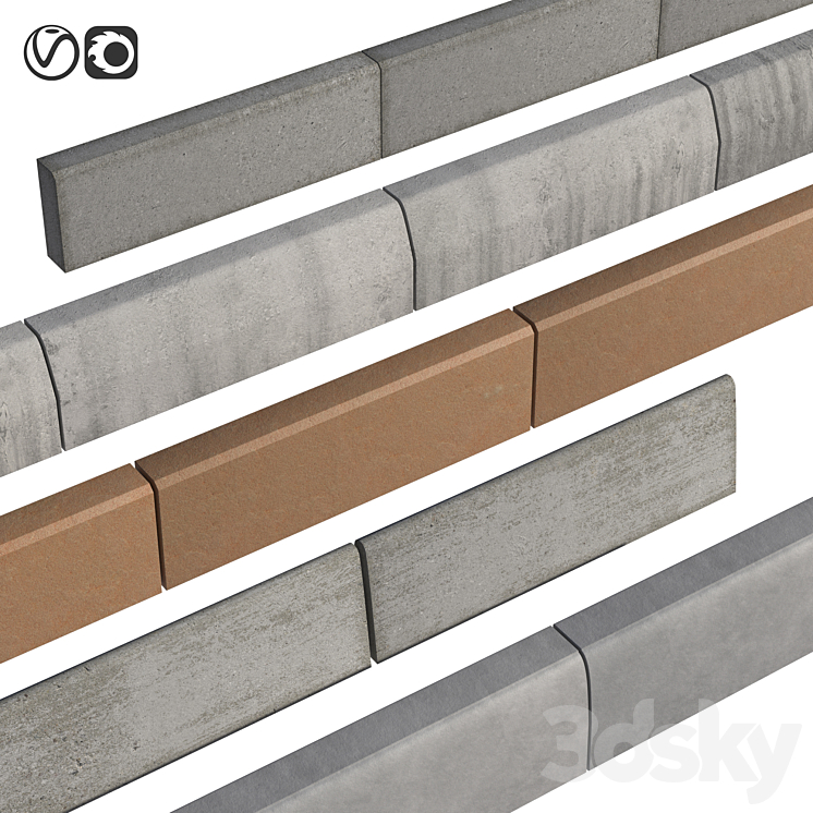 BORDER PROFILE SET CURB 