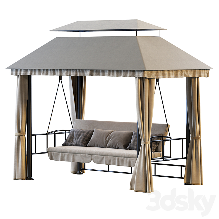 GARDEN SWING WITH A TENT ART138 
