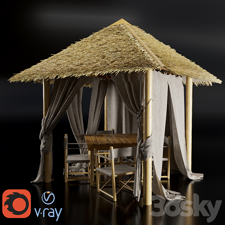 GAZEBO OF BAMBOO 