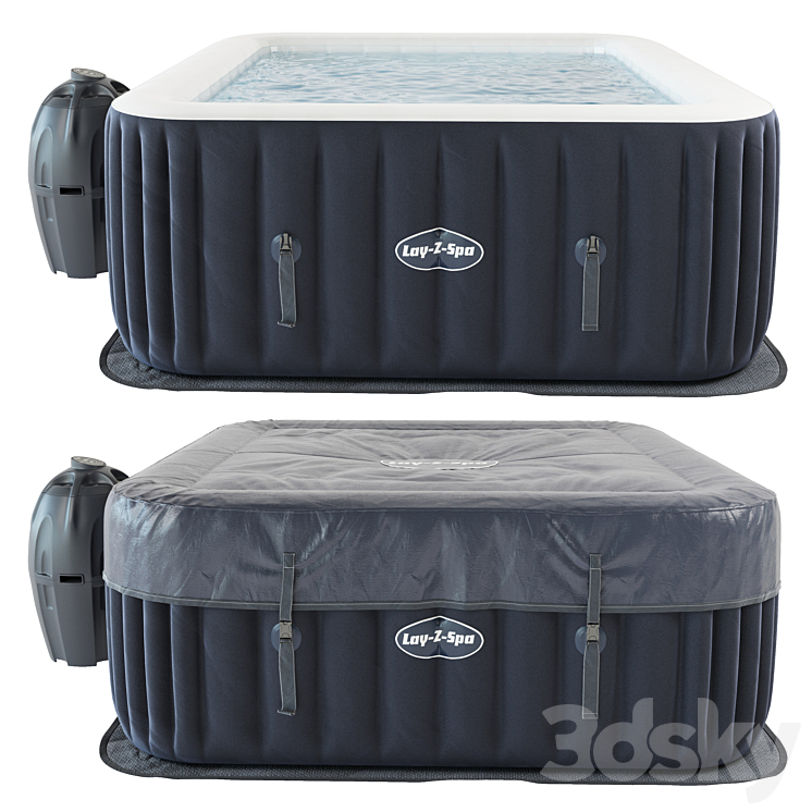 INFLATABLE POOL LAY Z SPA SQUARE 