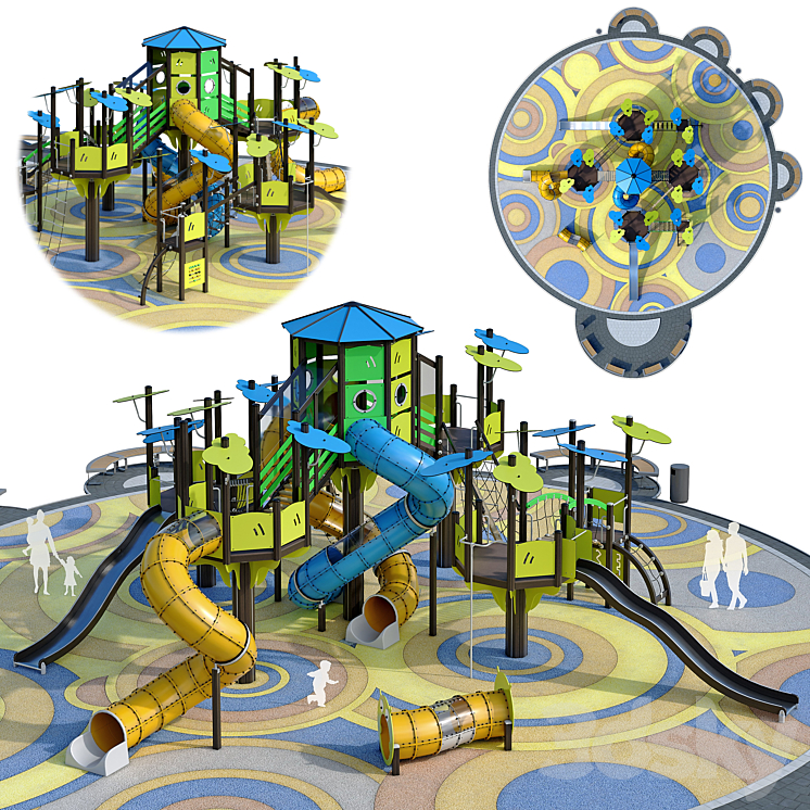 LARGE CHILDREN PLAYGROUND PLAYGROUND 