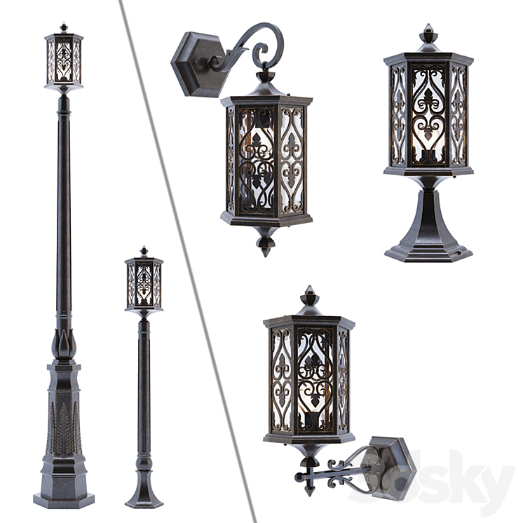 STREET LIGHTS MAYTONI SERIES CANAL GRANDE COLLECTION STREET 
