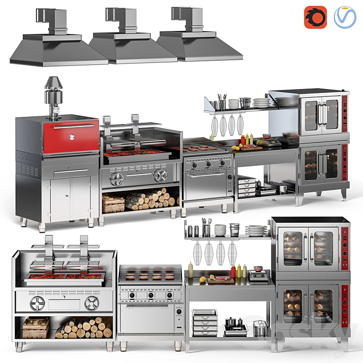 CAFE EQUIPMENT SET 2 
