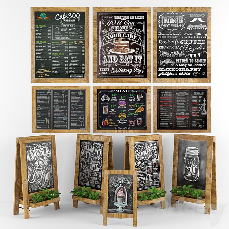 GREENERY CHALKBOARD 03 