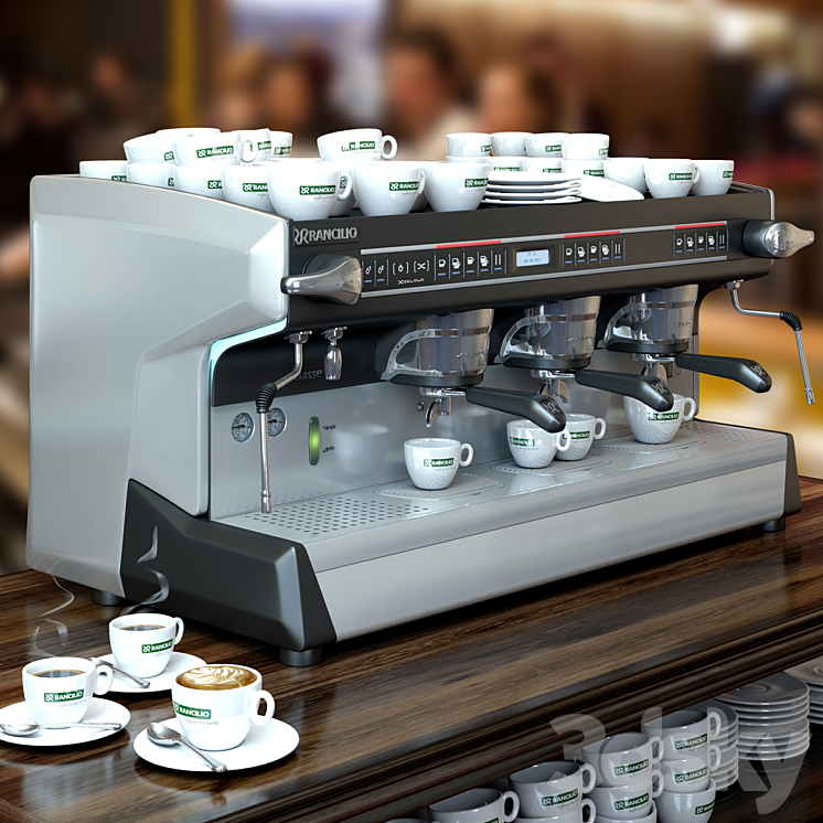 PROFESSIONAL COFFEE MACHINES RANCILIO 3 GROUPS 