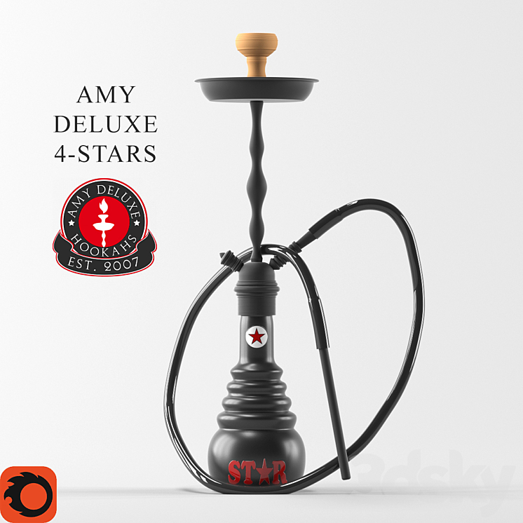 HOOKAH AMY DELUXE 4 STAR 
