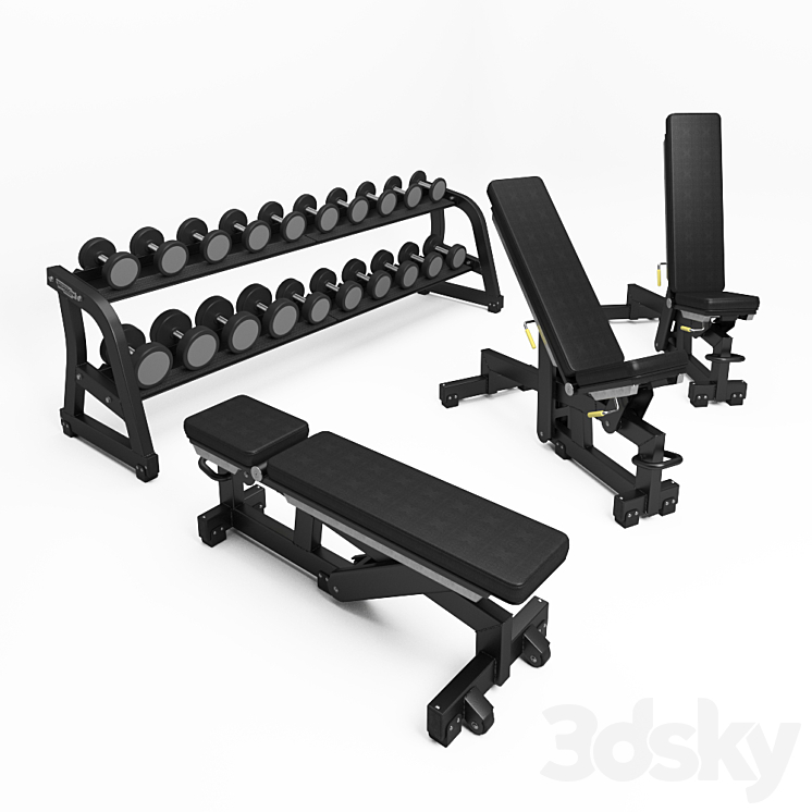 TECHNOGYM_PURE_STRENGTH_ADJUSTABLE_BENCH_FREE_WEIGHTS_DUMBBELLS 