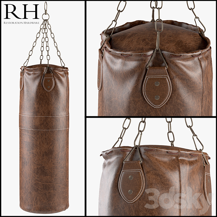 VINTAGE BOXING PEAR DECOR RESTORATION HARDWARE 