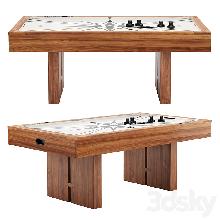 CRATE AND BARREL AIR HOCKEY TABLE 