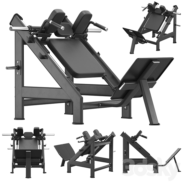 DHZ FITNESS E 7057 HACK MACHINE 