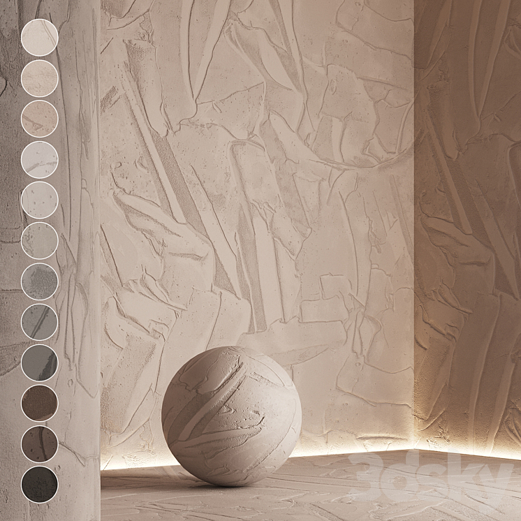 DECORATIVE PLASTER SET 17 