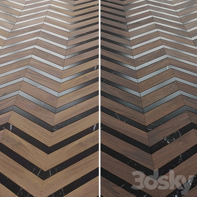 Tile Atlas Concorde, Marble Chevron 