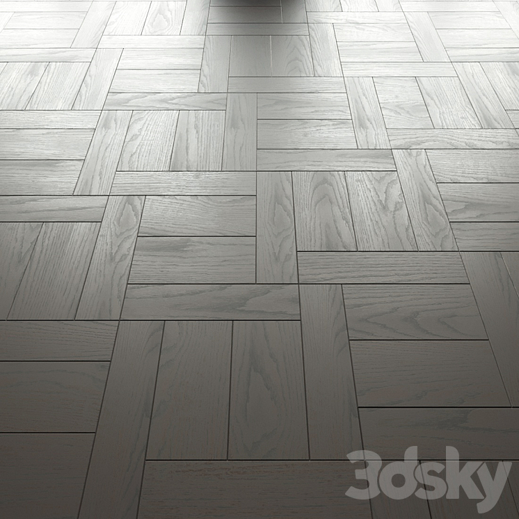 PARQUET EBONY AND CO BASKET WEAVE 