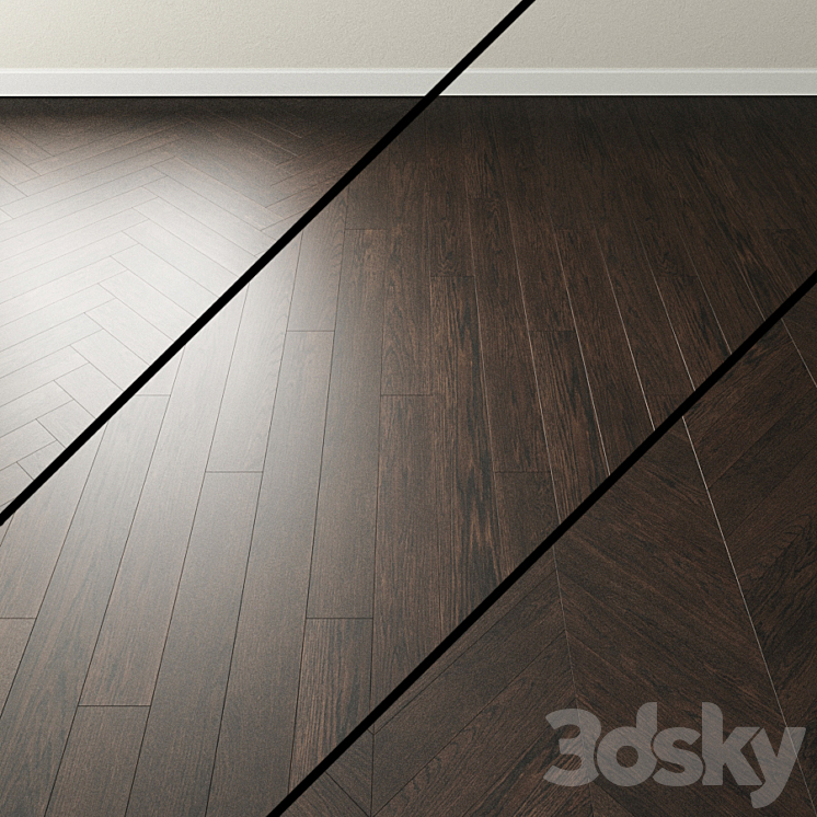 PARQUET OAK COSWICK INSPIRE COAL DARK 