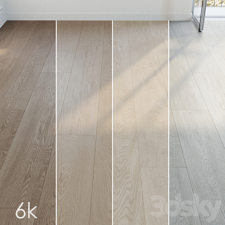 PARQUET SET 13 SUPER BUNDLE 4 TYPES OAK HONEY MAPLE GRAY 6K 