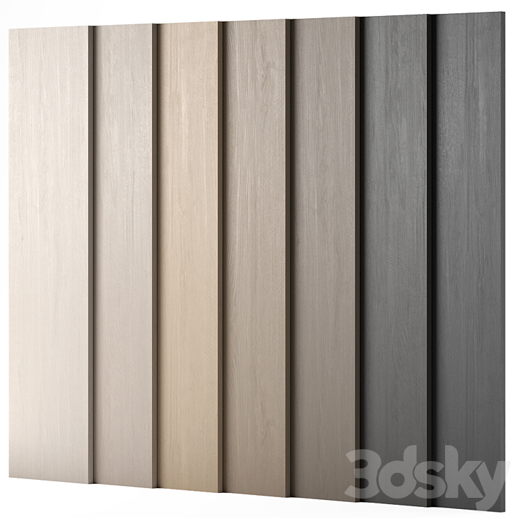 WOOD MATERIALS OAK 7 COLORS SET 01 