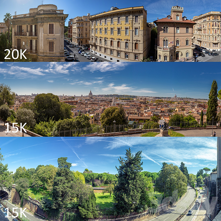 PANORAMAS OF ROME 