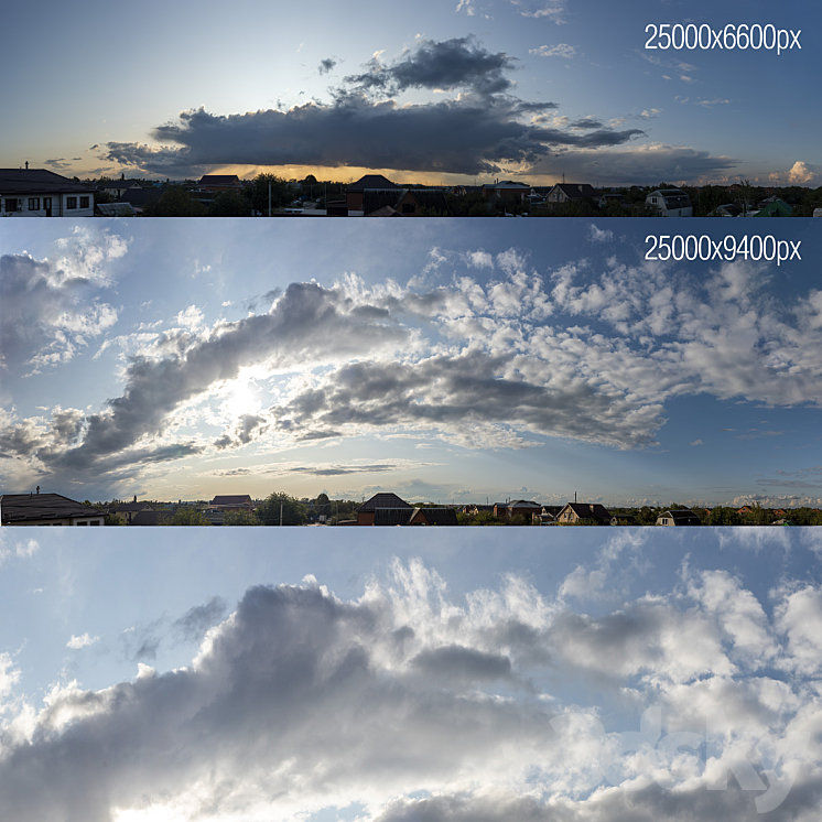 CLOUDS FOR THE EXTERIOR STORM EVENING 