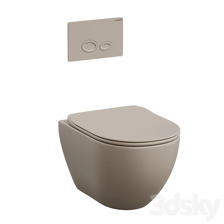 Creavit Free Toilet with Drop Button 