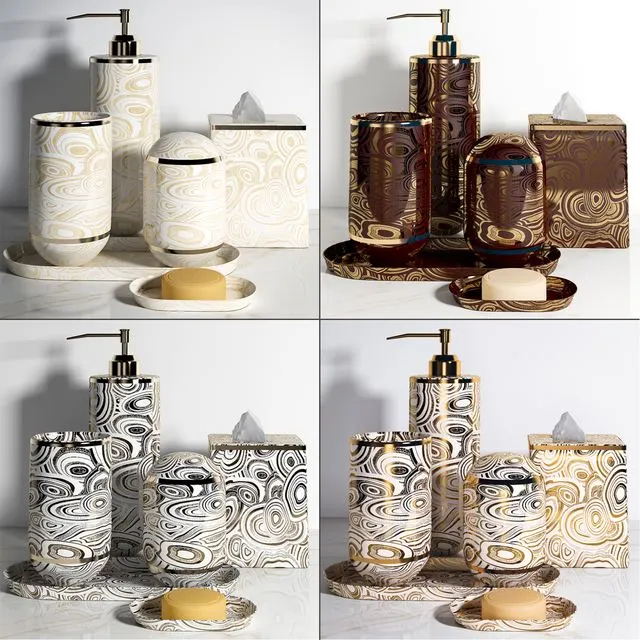BATH ACCESSORIES SET 5 