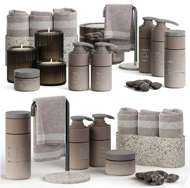 Bathroom accessories set 