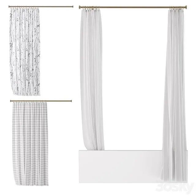 Bathroom curtains 