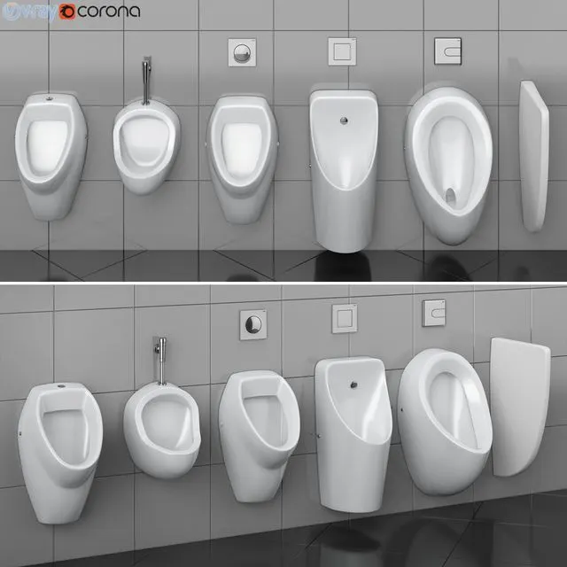 Cersanit set 74 urinal partition set 