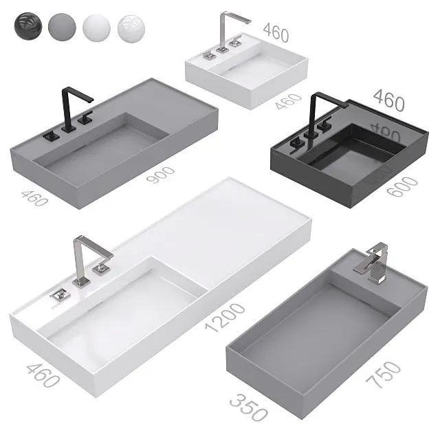 Laufen Kartell washbasins 