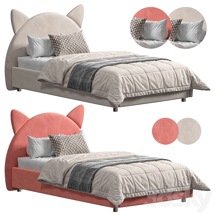 Faina Kitty cameo bed 