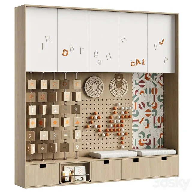 Interactive panel for children room 