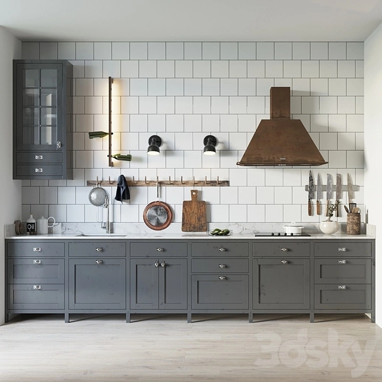 Kitchen in Scandinavian style 