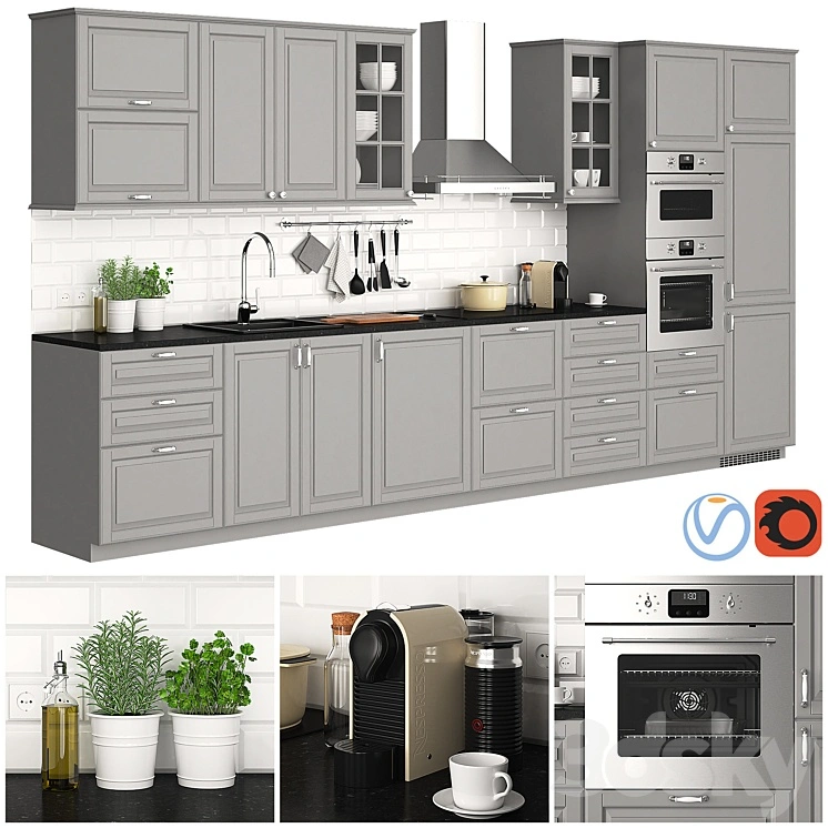 Ikea Metod Bodbyn Gray 